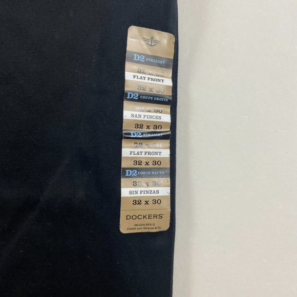 Dockers D2 Flat Front Straight Fit Signature Khaki Pants Chinos Men's 32 x 30 - Picture 5 of 14